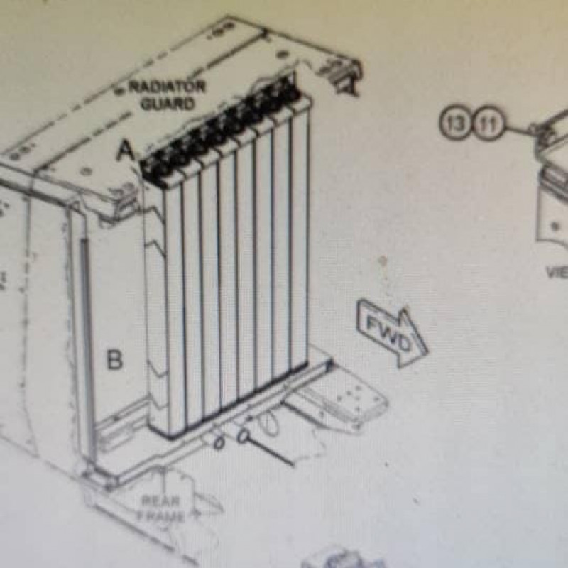 CAT 988 K LOADER RADIATOR