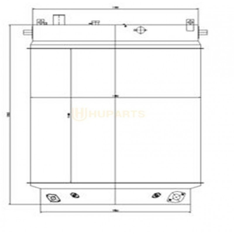 D275 DOZER RADIATOR