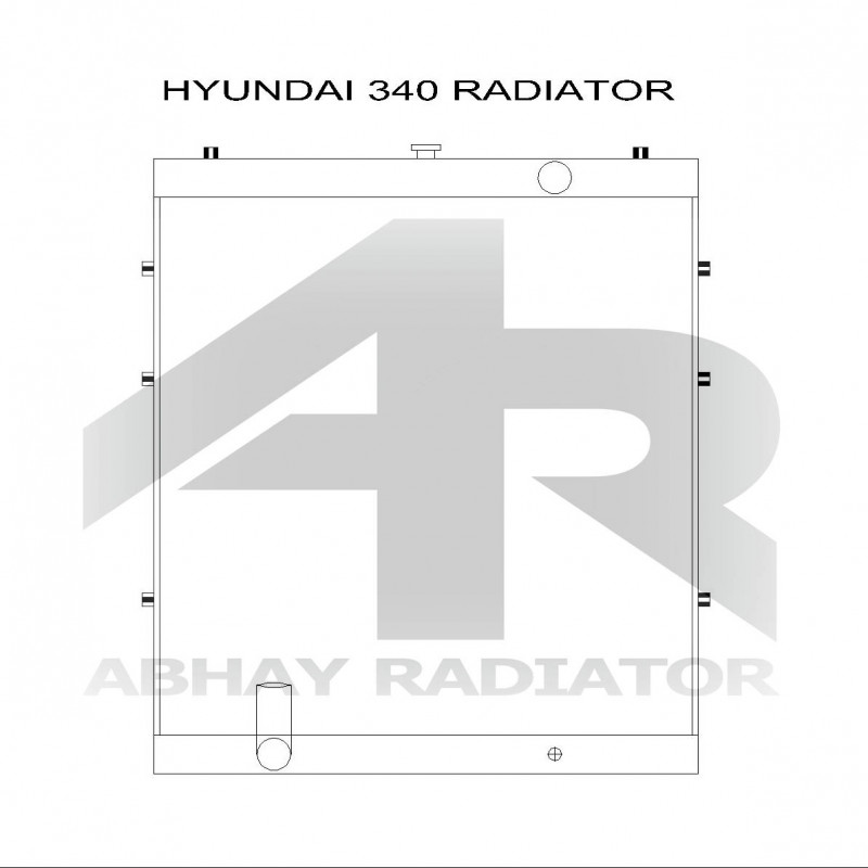 HYUNDAI 340 RADIATOR