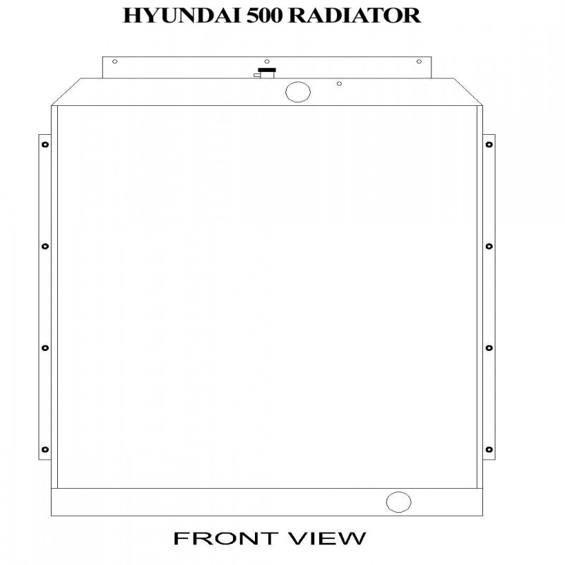 HYUNDAI 500 RADIATOR