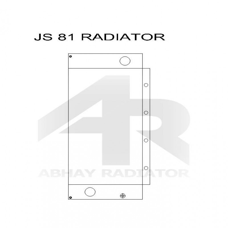 JCB JS 81 RADIATOR