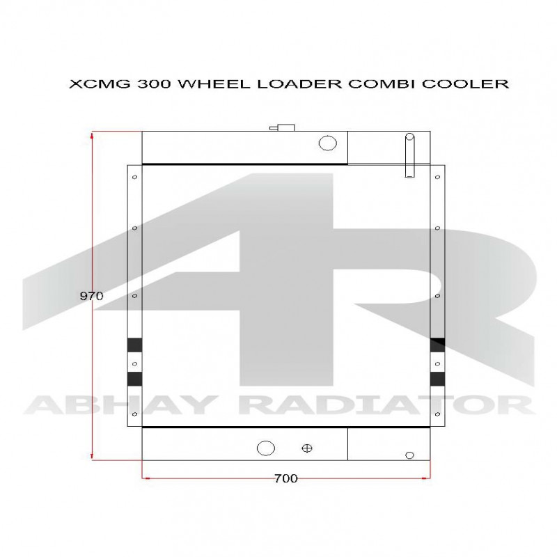 XCMG LW300 WHEEL LOADER COMBI COOLER