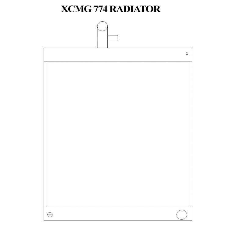 XCMG 774 RADIATOR