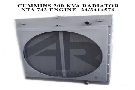 CUMMINS 200 KVA RADIATOR- NTA 743 ENGINE