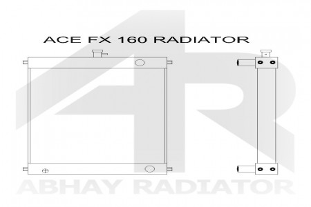 ACE FX 160 CRANE RADIATOR