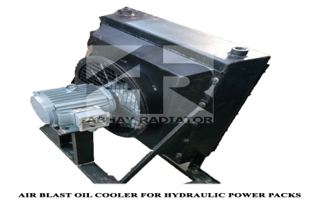 AIR BLAST OIL COOLER FOR HYDRAULIC POWER PACK OIL COOLER