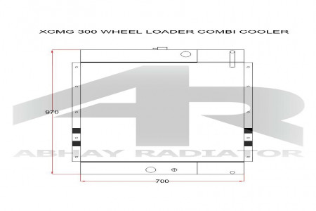 XCMG LW300 WHEEL LOADER COMBI COOLER