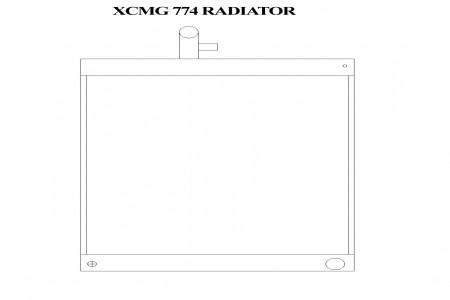 XCMG 774 RADIATOR